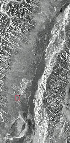 Owens Valley SAR image